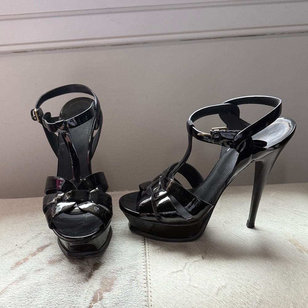 Ysl Tributes 38 High Heel Sandals